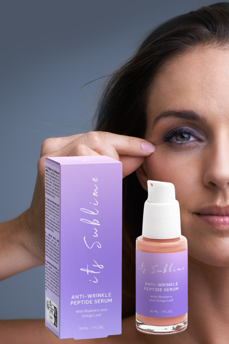 Anti-Wrinkle Peptide Serum (with Blueberry & Ginkgo Leaf)