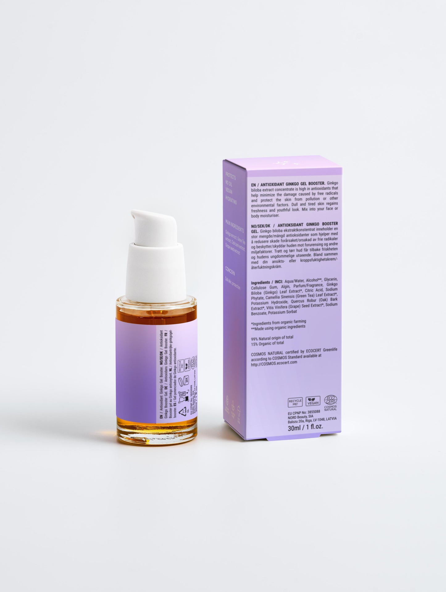 Antioxidant Ginkgo Gel Booster (with Green Tea Extract)