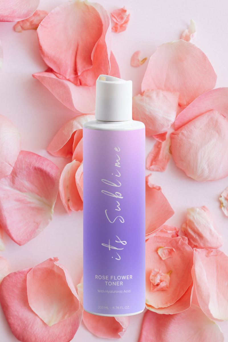 Rose Flower Toner (with Hyaluronic Acid)