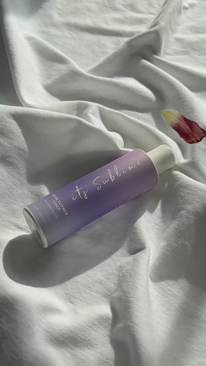 Rose Flower Toner (with Hyaluronic Acid)